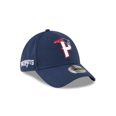 New England Patriots Gorra | New Era NFL Logo Mix 39thirty Stretch Fit Cap Mexico - Azules